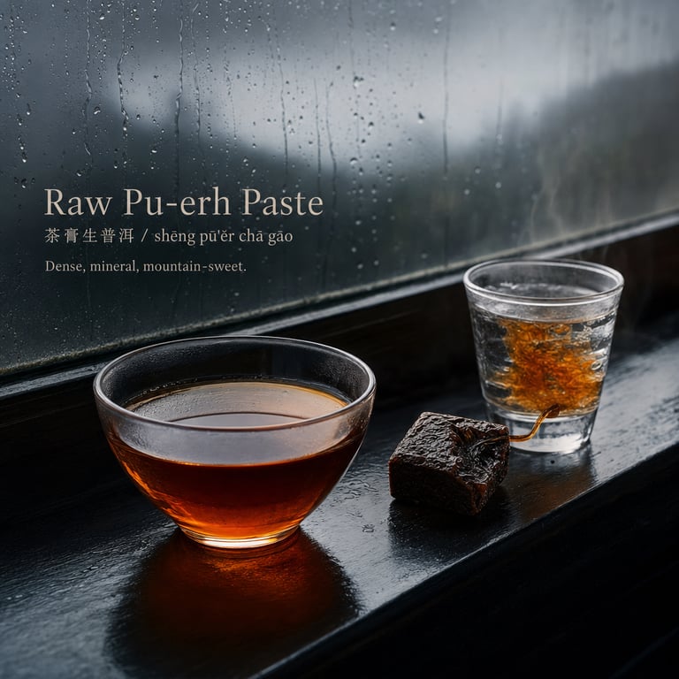 Rauwe Pu-erh Pasta