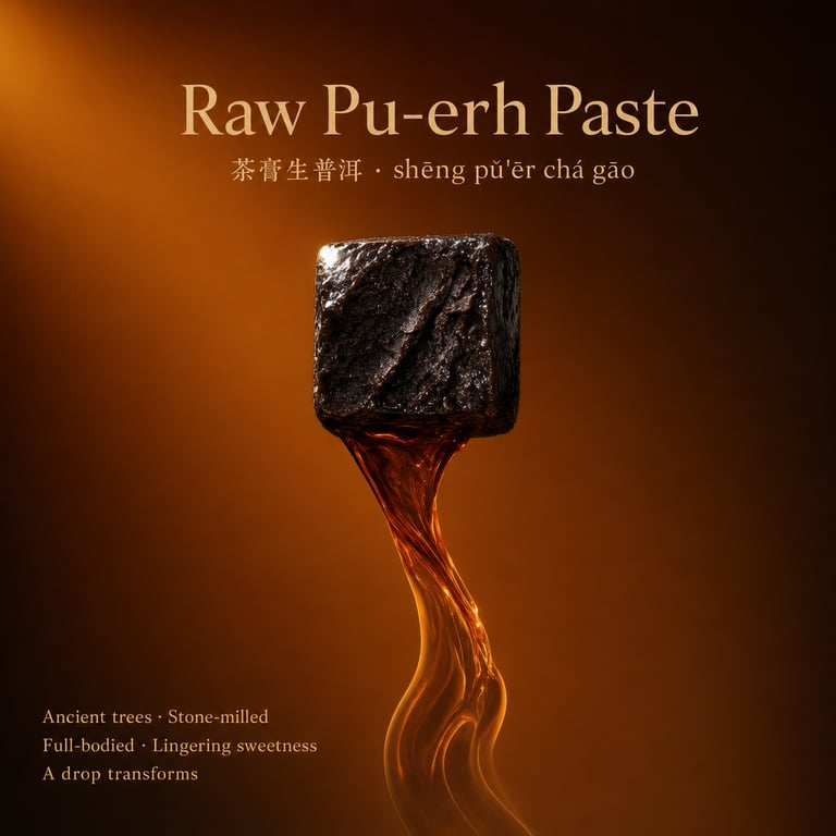 Nyers pu-erh paszta