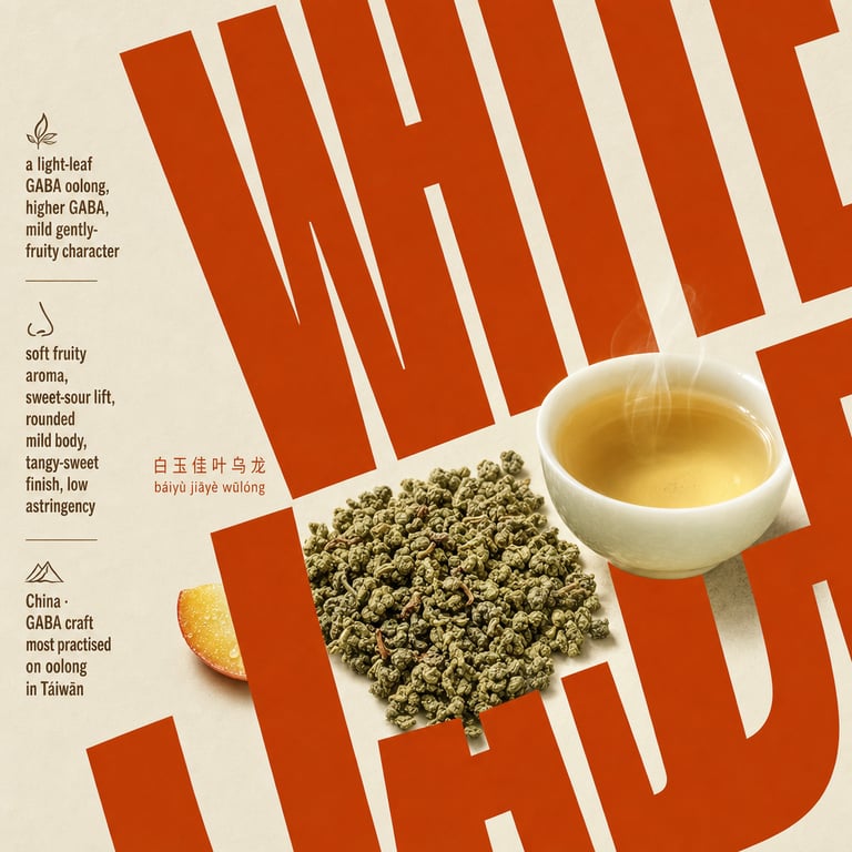 Hvít Jade GABA Oolong