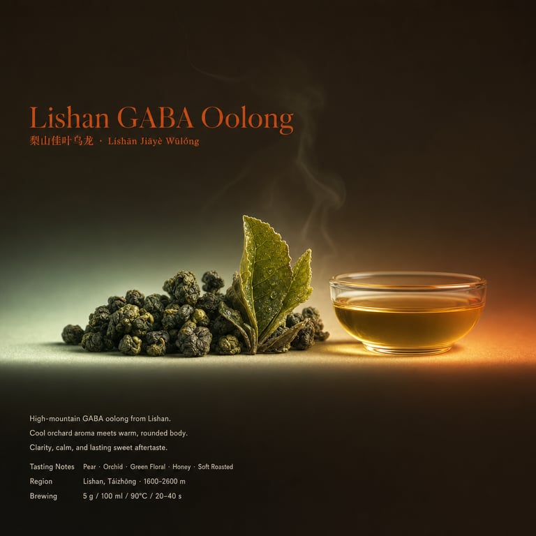 Lishan GABA oolongas