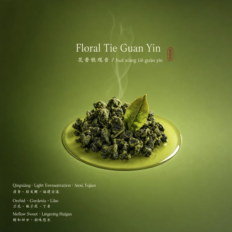 ყვავილოვანი Tie Guan Yin