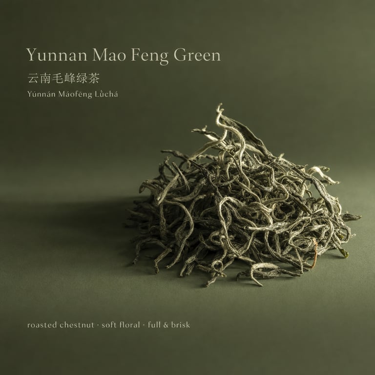 Tè verde Mao Feng dello Yunnan