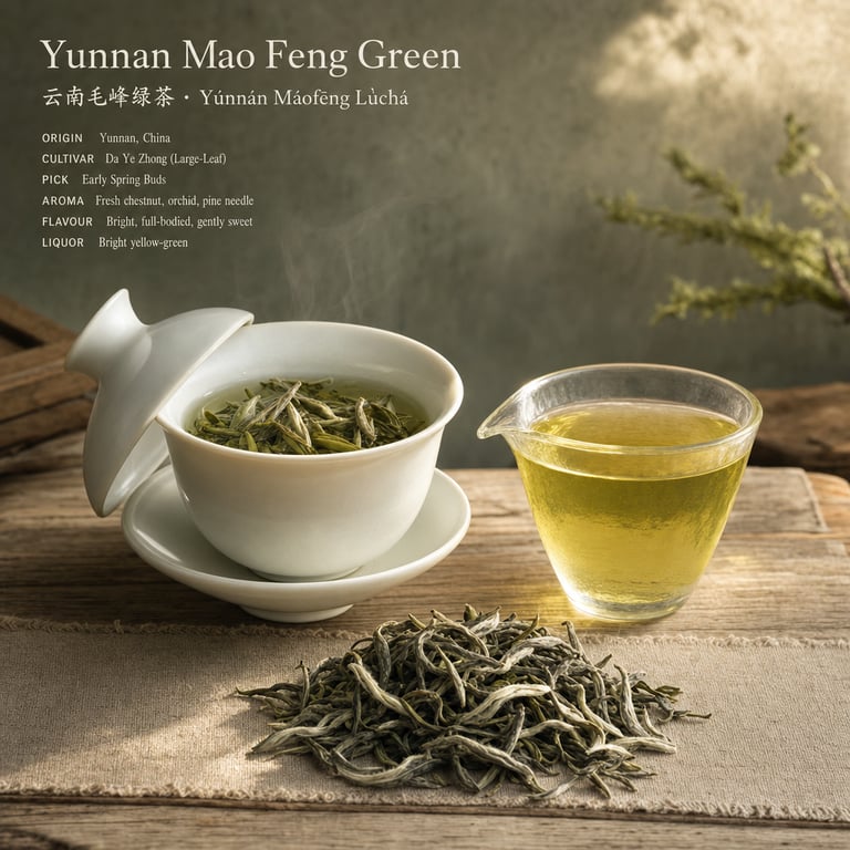 Tè verde Mao Feng dello Yunnan