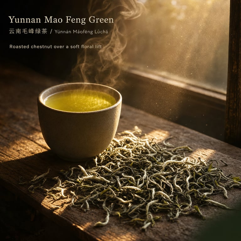 Chá Verde Yunnan Mao Feng