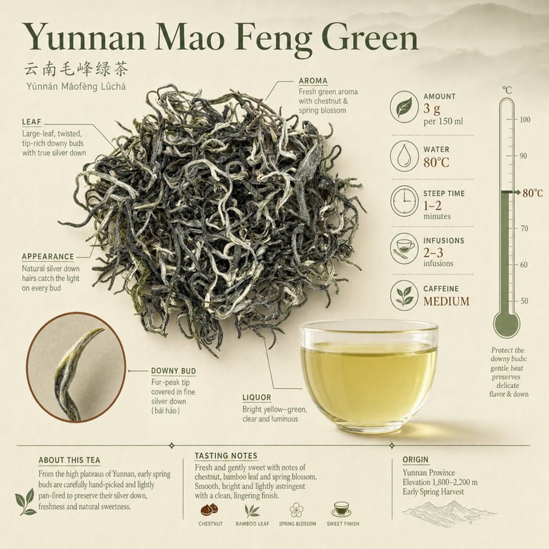 Teh Hijau Yunnan Mao Feng